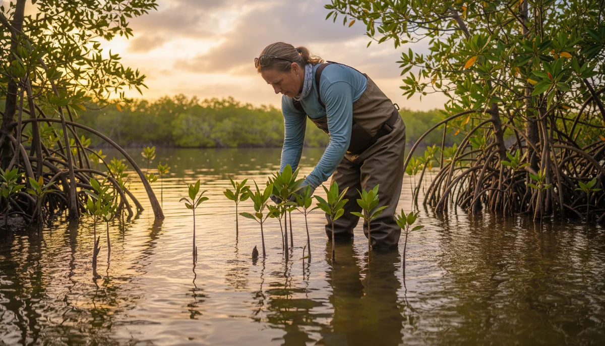 Good restoration is hands-on, long-term, and locally run , the kind of work that produces a year-5 survival number worth quoting, not just a planting-day photo.